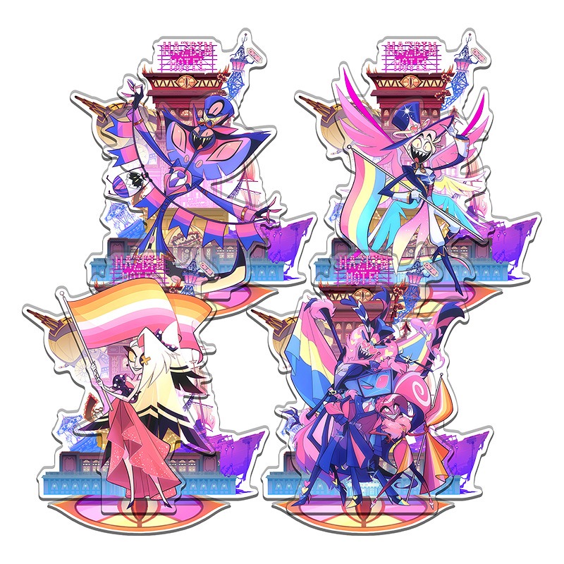 Event Support - Hazbin Hotel Anime-Zubehör: Innenbedruckte Acryl-Standfigur mit