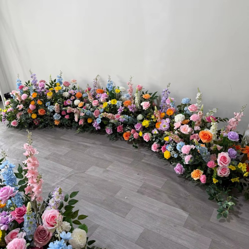 Weiße und grüne Blumenstreifen – Dessert Table Backdrop Bewertung und Preis