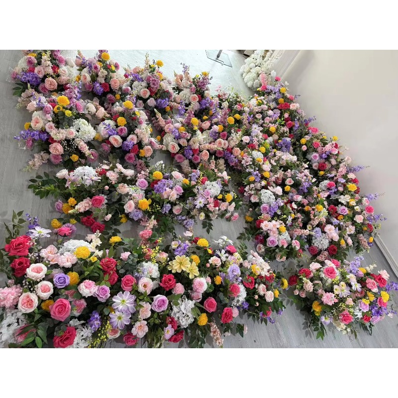 Weiße und grüne Blumenstreifen – Dessert Table Backdrop Bewertung und Preis