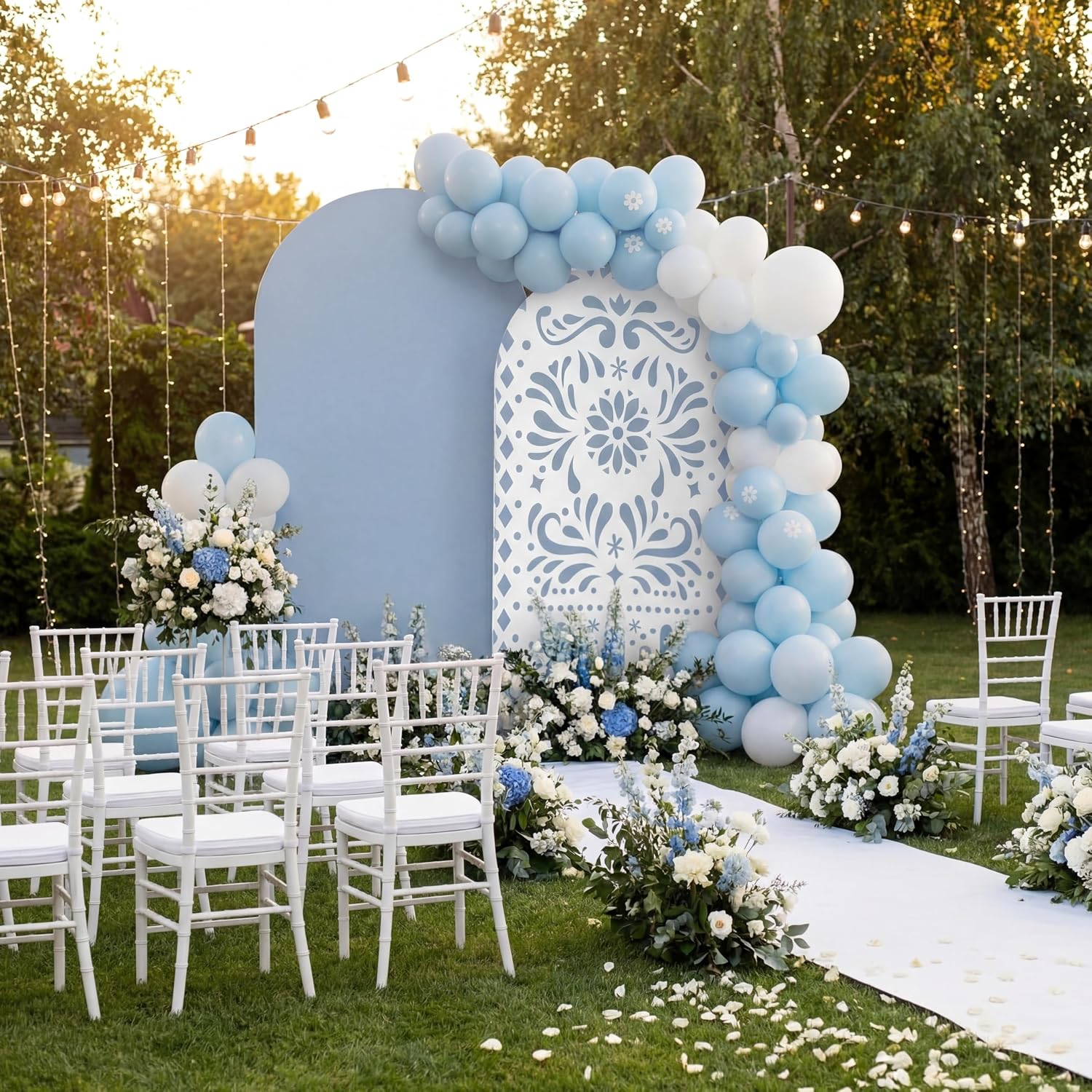 Maßgefertigter 2-seitiger Mexi – Dessert Table Backdrop Bewertung und Preis