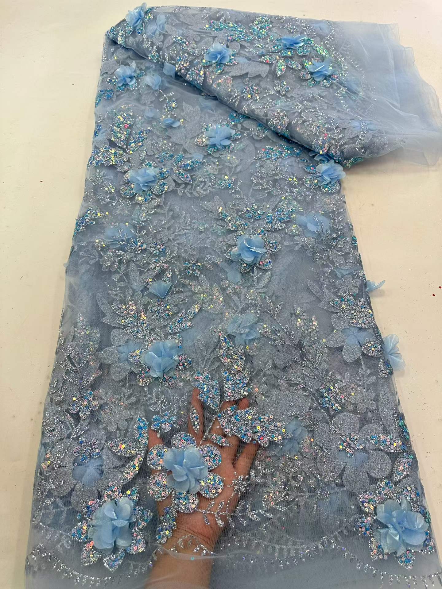 Afrikanischer Spitzenstoff, be – Glitter Tablecloth Bewertung und Preis