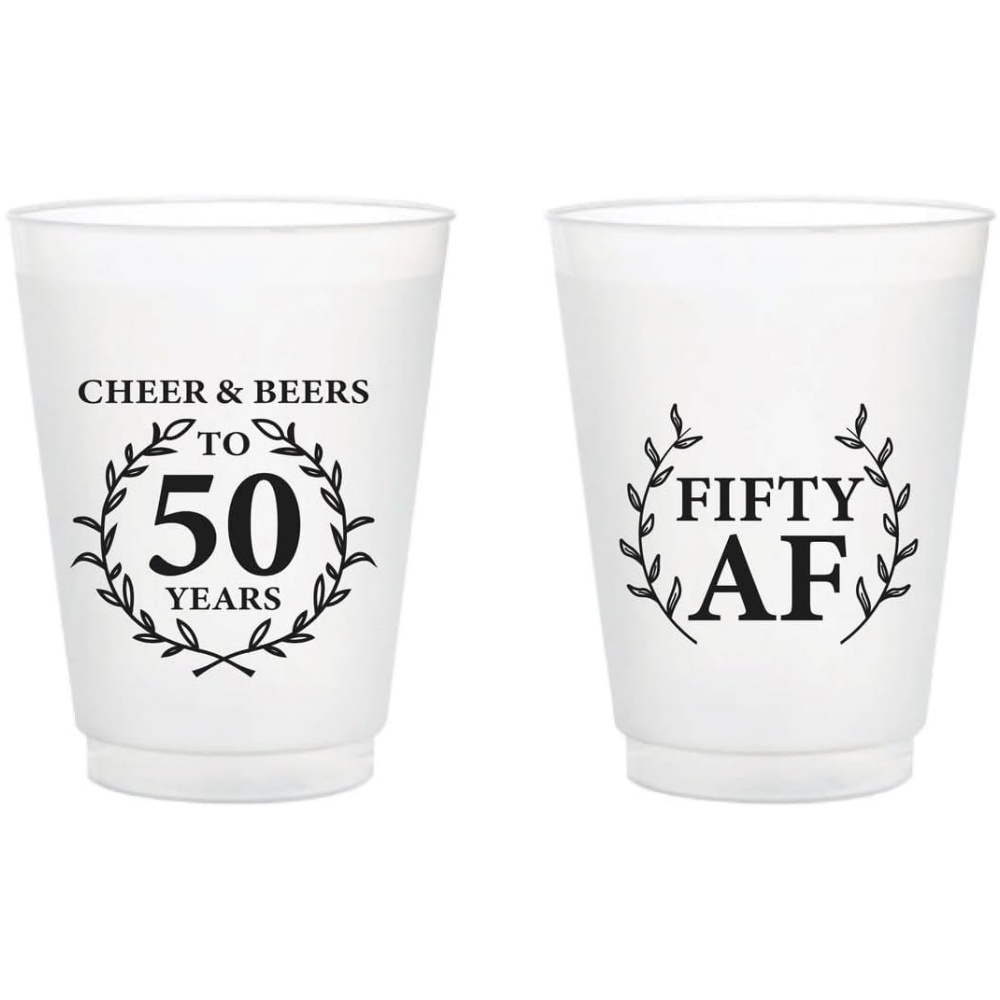 10/50 personalisierte mattiert – Plastic Cup 50Pcs Bewertung und Preis