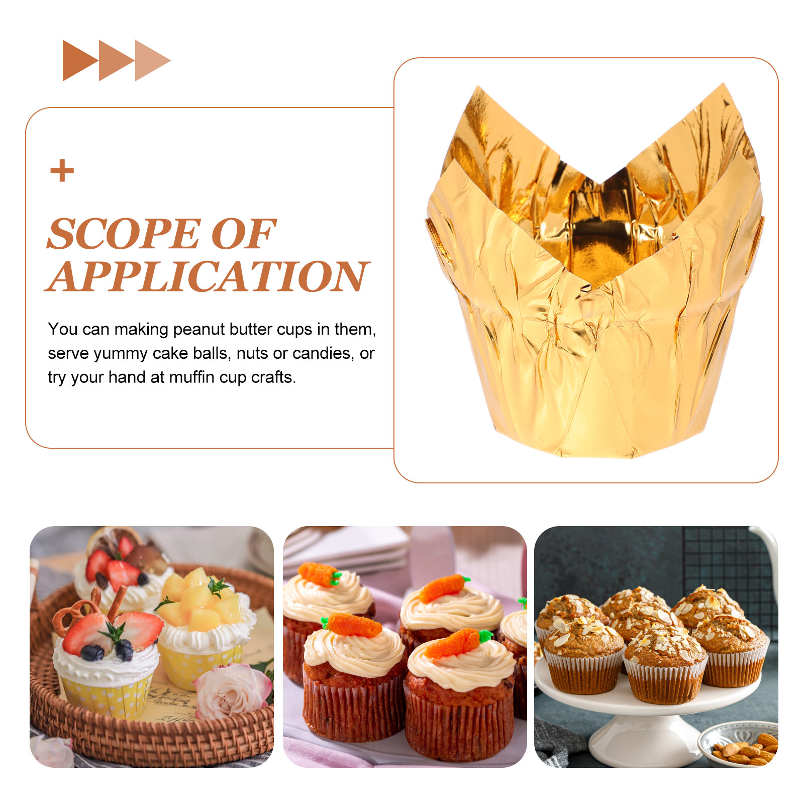 50 Stück goldene Kuchenförmche – Plastic Cup 50Pcs Bewertung und Preis