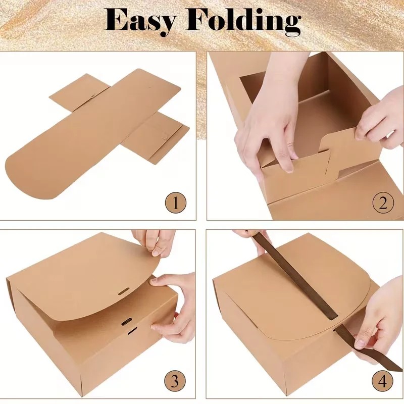 10er-Pack Kraftpapier-Geschenk – Papercraft Supply Ribbon Bewertung und Preis