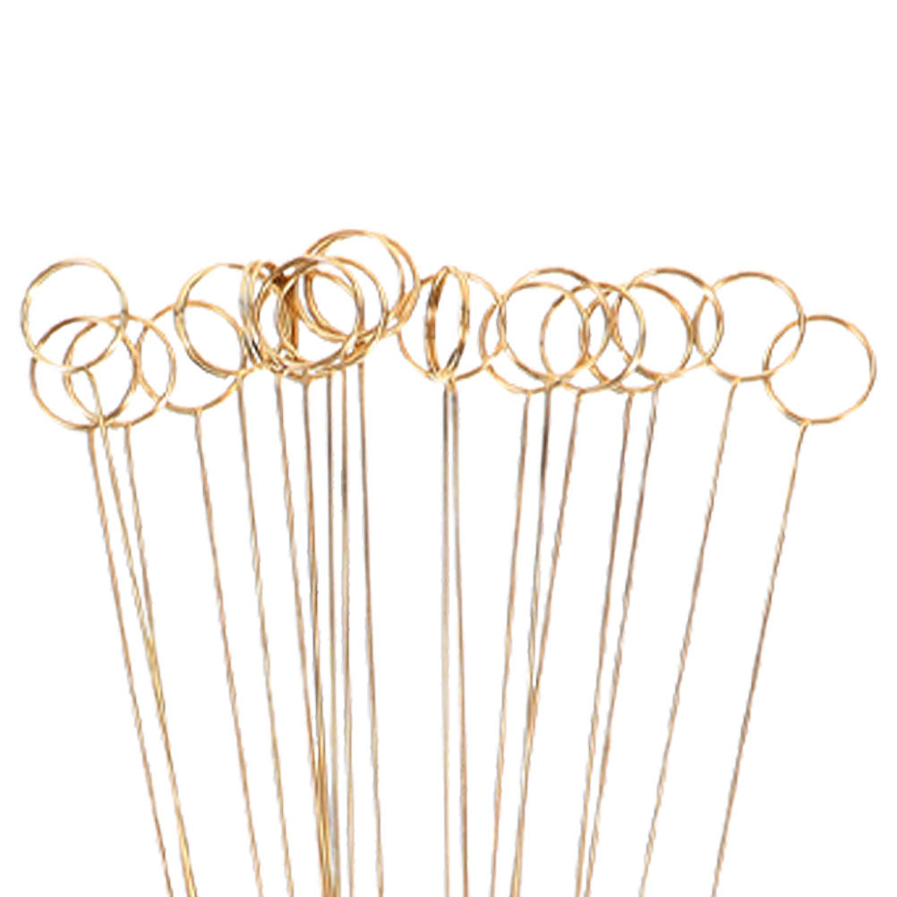 100 Stück Metall-Blumenkartenh – Centerpiece Stick Bewertung und Preis